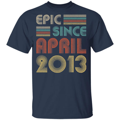 Epic Since April 2013 Vintage 9th Birthday Gifts Youth Youth Shirt | Teecentury.com