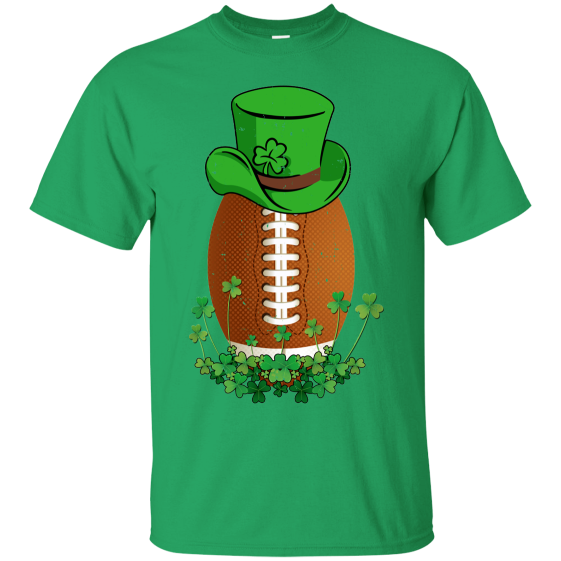 Shamrock Football Leprechaun St Patricks Day T-Shirt & Hoodie | Teecentury.com