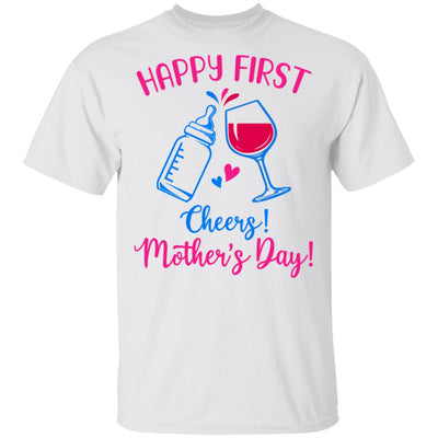 First Mothers Day Mommy Baby Girl Cheers Matching T-Shirt & Tank Top | Teecentury.com