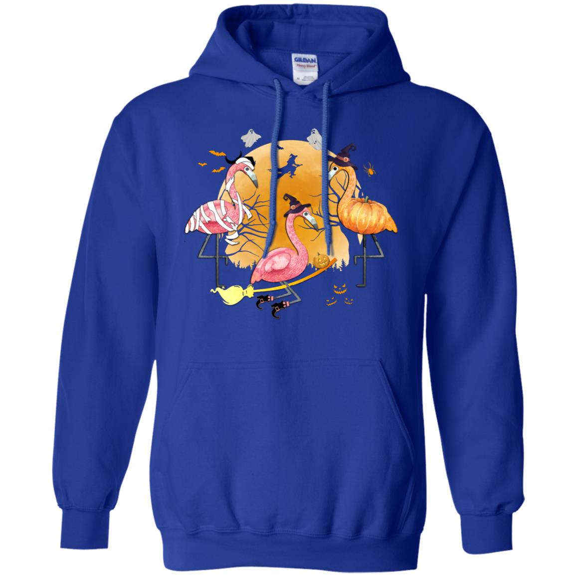 Flamingo Lover Funny Pumpkin Halloween Party T-Shirt & Hoodie | Teecentury.com