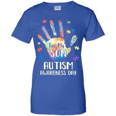 Support Autism Awareness For My Son Puzzle Gift T-Shirt & Hoodie | Teecentury.com