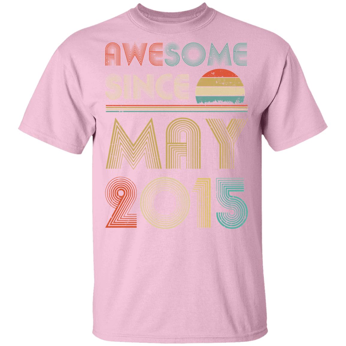 Awesome Since May 2015 Vintage 7th Birthday Gifts Youth Youth Shirt | Teecentury.com