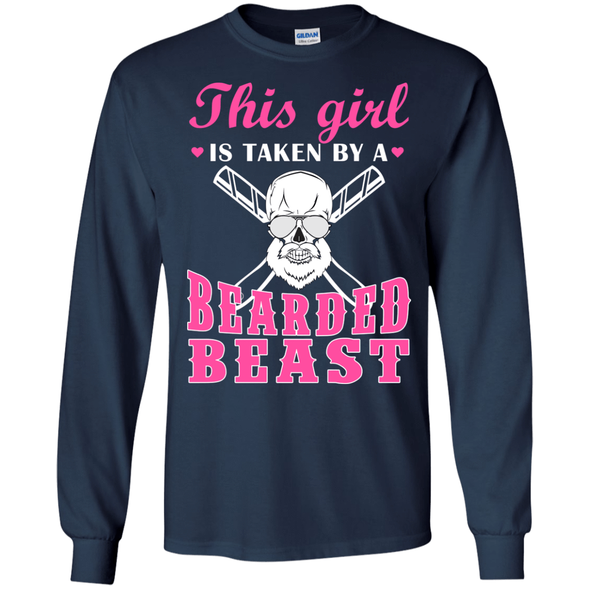 This Girl Is Taken By A Bearded Beast T-Shirt & Hoodie | Teecentury.com