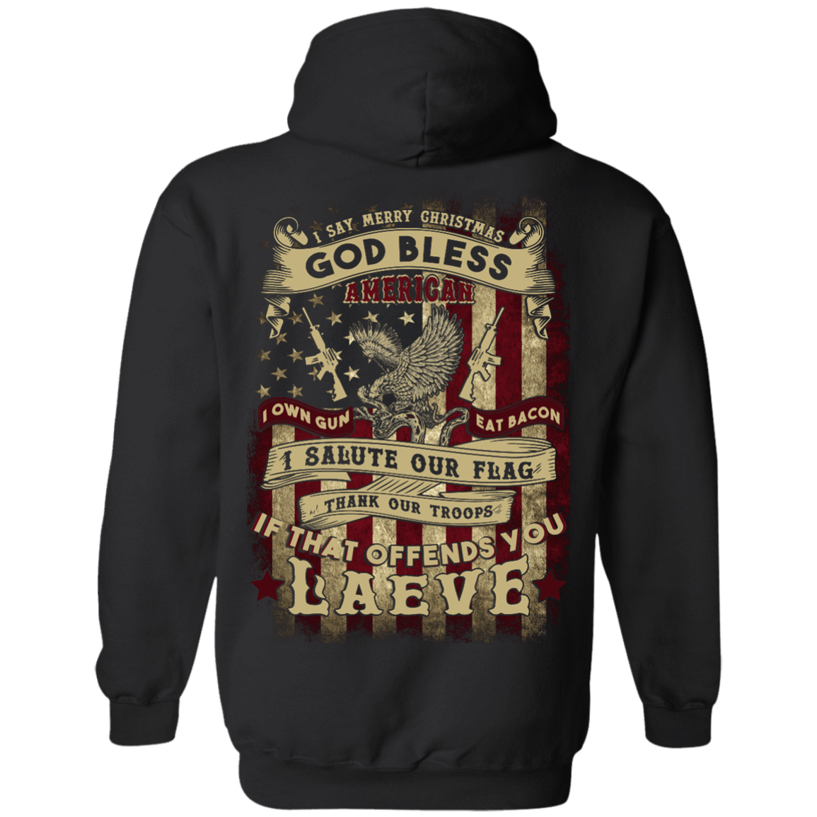 I Say Merry Christmas God Bless America Christmas T-Shirt & Hoodie | Teecentury.com