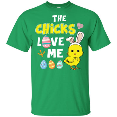 Happy Easter Funny Chick Bunny Ears With Egg Youth Youth Shirt | Teecentury.com