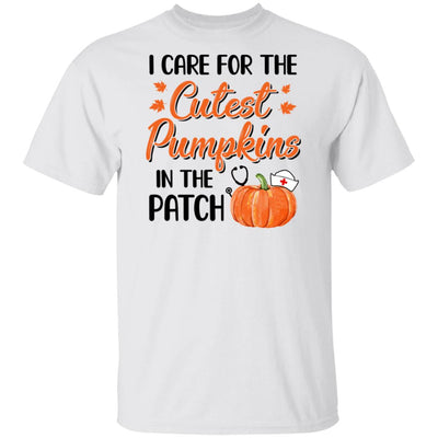 I Care For The Cutest Pumpkins In The Patch Halloween Nurse T-Shirt & Hoodie | Teecentury.com