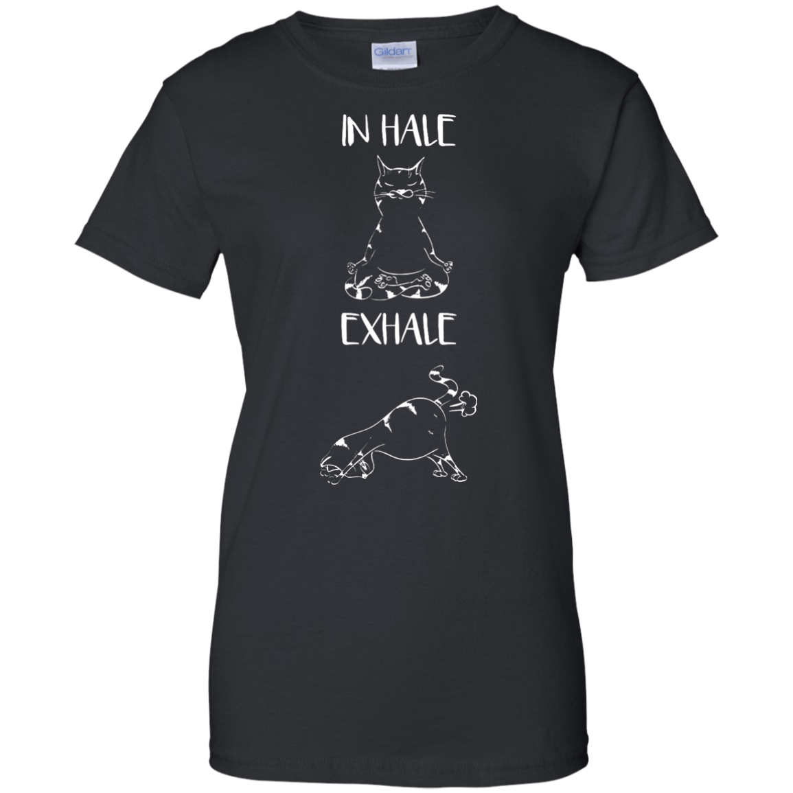 Yoga Cat Inhale Exhale T-Shirt & Hoodie | Teecentury.com
