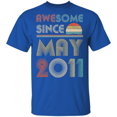 Awesome Since May 2011 Vintage 11th Birthday Gifts Youth Youth Shirt | Teecentury.com