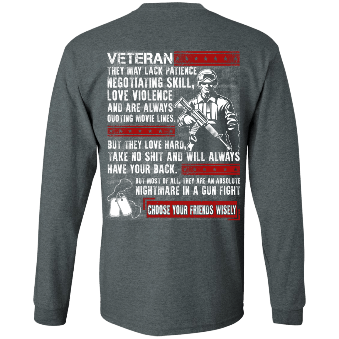 Veteran They May Lack Patience T-Shirt & Hoodie | Teecentury.com