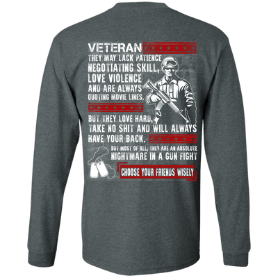 Veteran They May Lack Patience T-Shirt & Hoodie | Teecentury.com