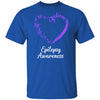 Butterfly Believe Epilepsy Awareness Ribbon Gifts T-Shirt & Hoodie | Teecentury.com