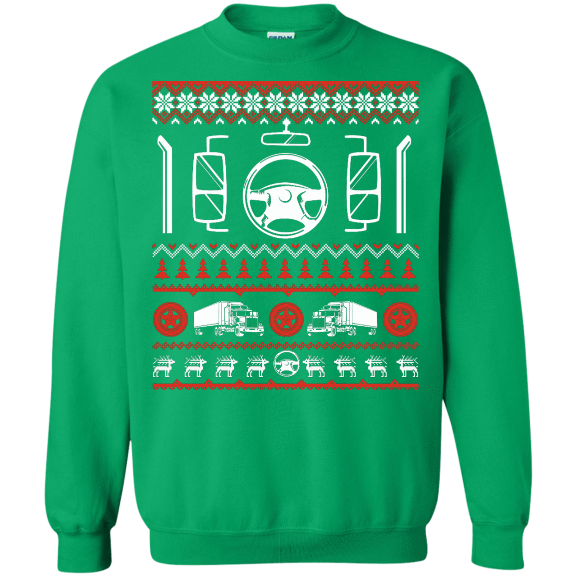 Trucker Christmas Sweater T-Shirt & Hoodie | Teecentury.com