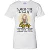 March Girl The Soul Of A Gypsy Funny Birthday Gift T-Shirt & Tank Top | Teecentury.com