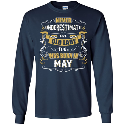 An Old Lady Who Was Born In May T-Shirt & Hoodie | Teecentury.com
