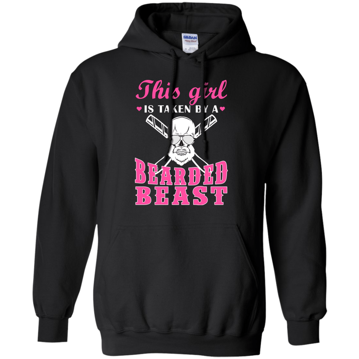 This Girl Is Taken By A Bearded Beast T-Shirt & Hoodie | Teecentury.com
