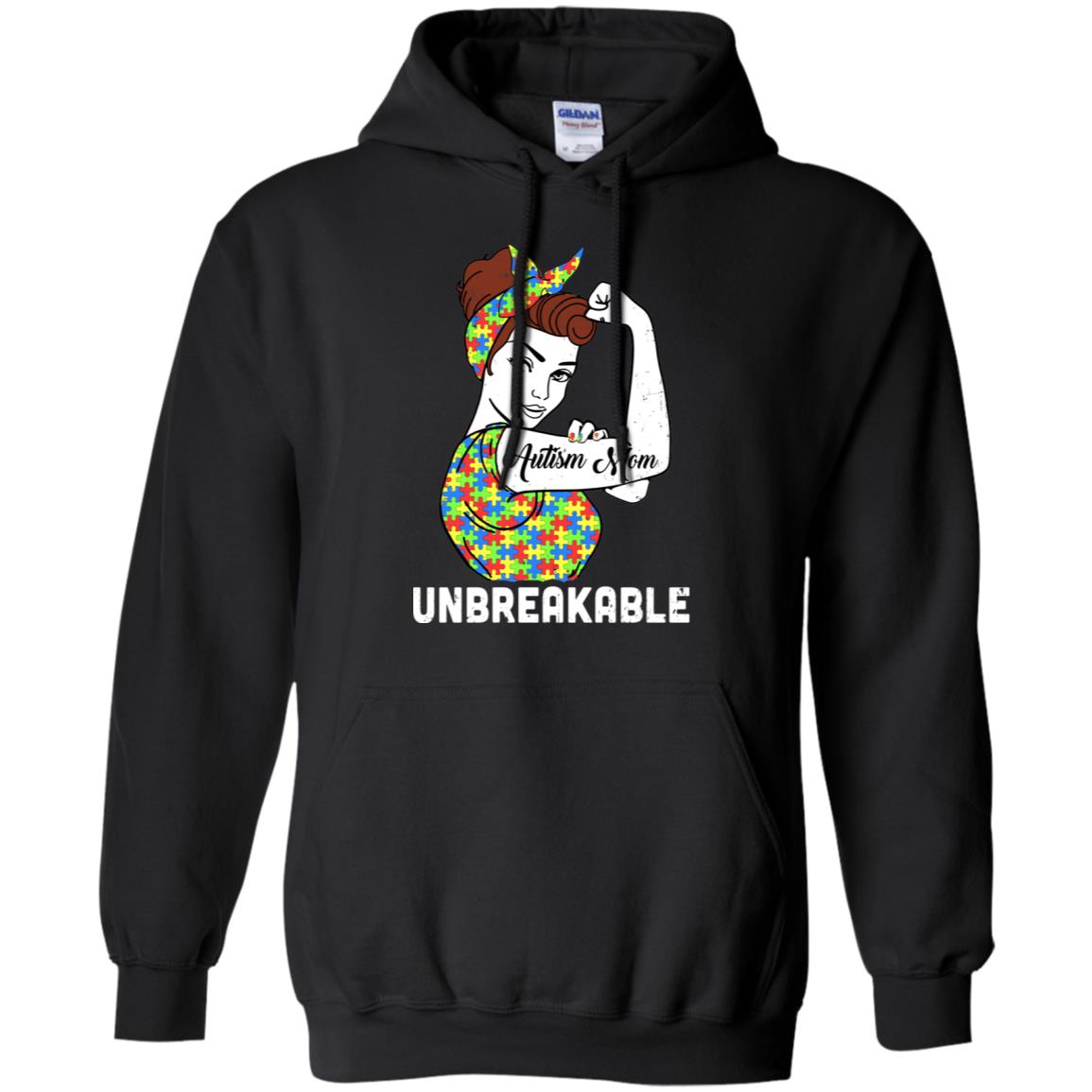 Autism Mom Unbreakable Support Autism Awareness T-Shirt & Hoodie | Teecentury.com