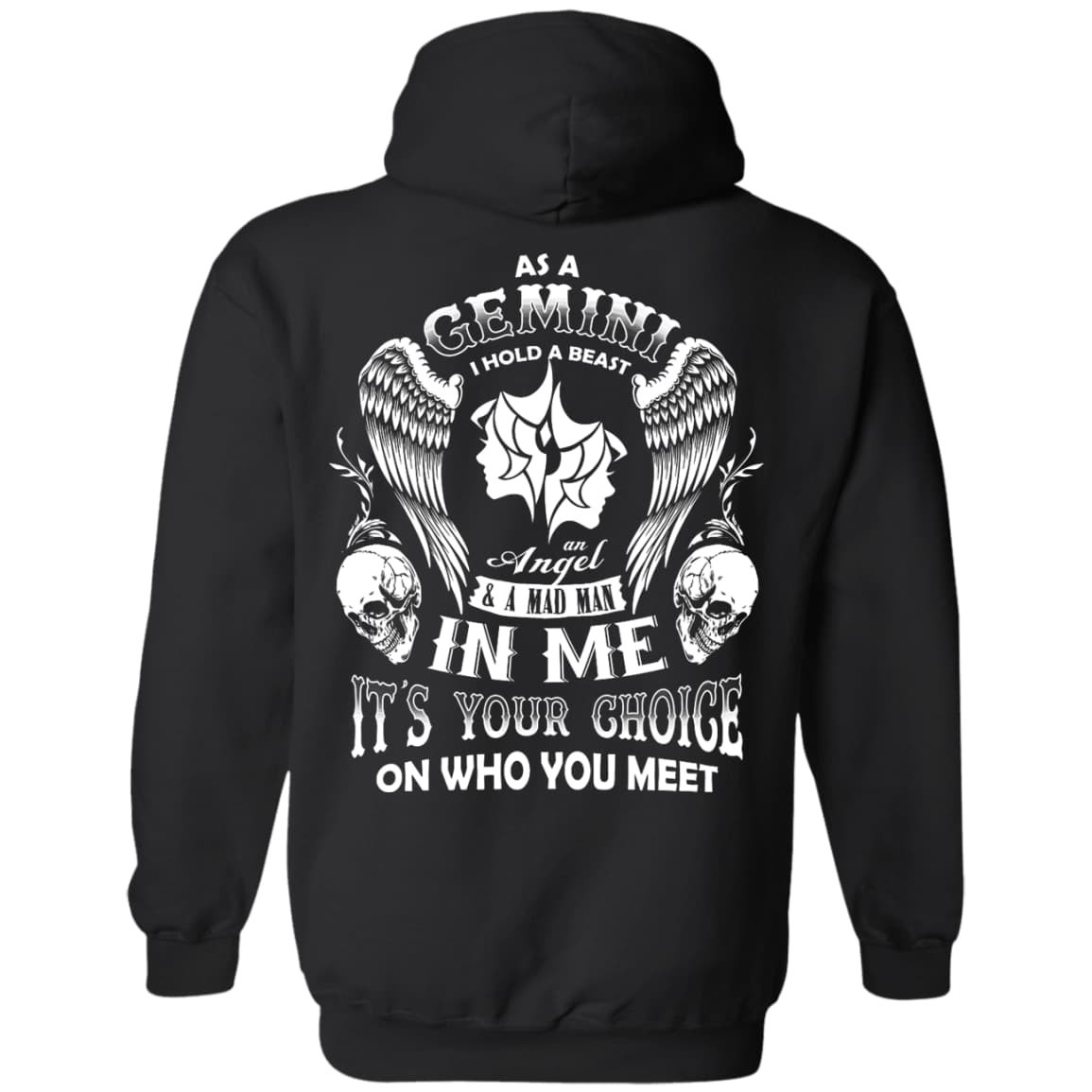 As A Gemini I Hold A Beast An Angel A Madman In Me T-Shirt & Hoodie | Teecentury.com