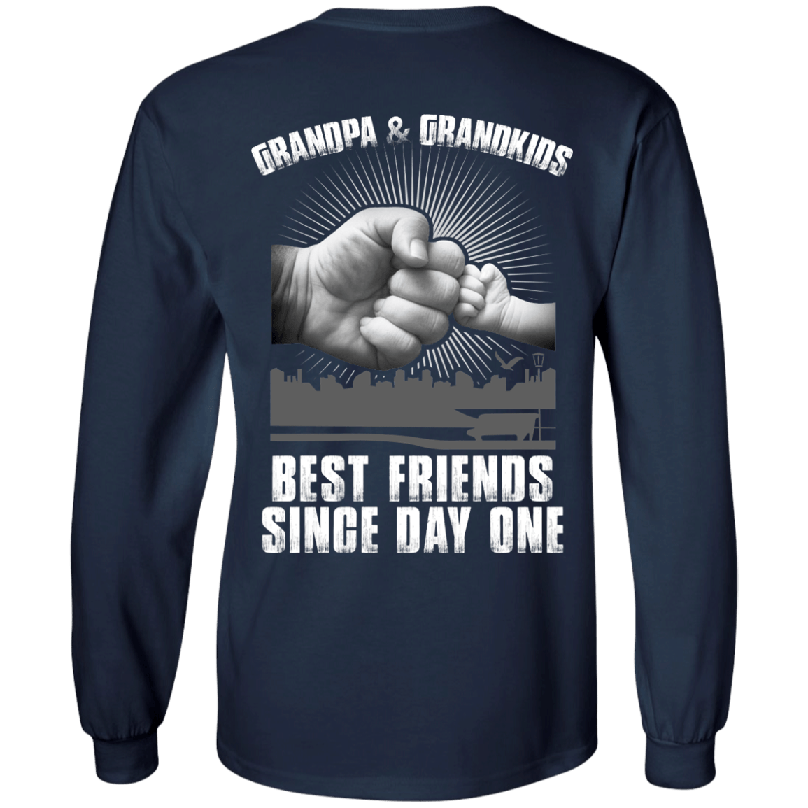 Grandpa And Grandkids Best Friends Single Day One T-Shirt & Hoodie | Teecentury.com