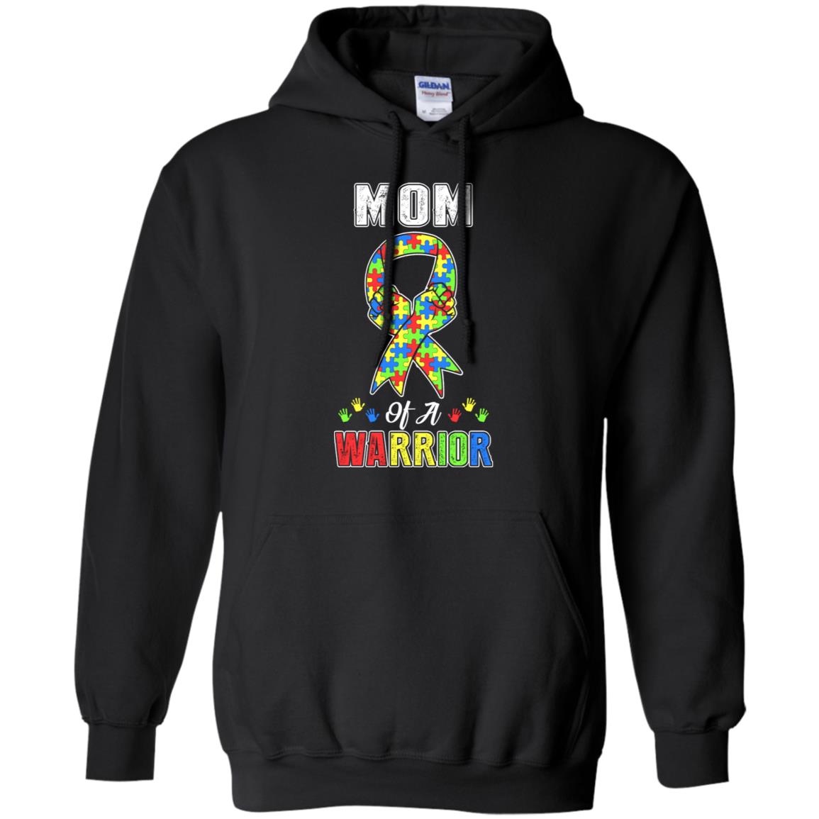 Mom Of A Warrior Support Autism Awareness Gift T-Shirt & Hoodie | Teecentury.com