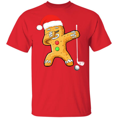 Dabbing Gingerbread Santa Golf Christmas Pajama Gifts T-Shirt & Sweatshirt | Teecentury.com