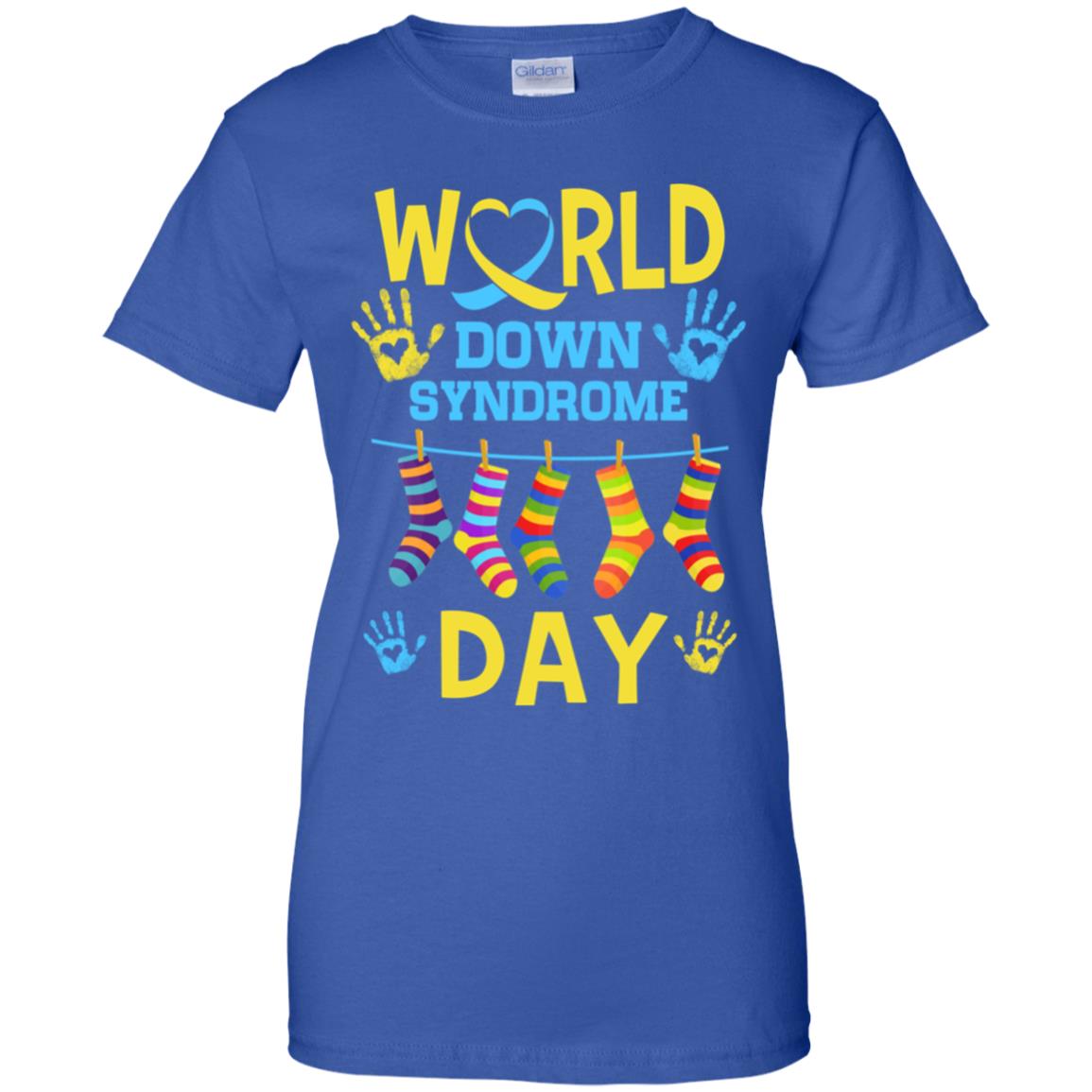 World Down Syndrome Day Gifts Dad Mom Kids Socks T-Shirt & Hoodie | Teecentury.com