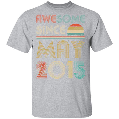 Awesome Since May 2015 Vintage 7th Birthday Gifts Youth Youth Shirt | Teecentury.com