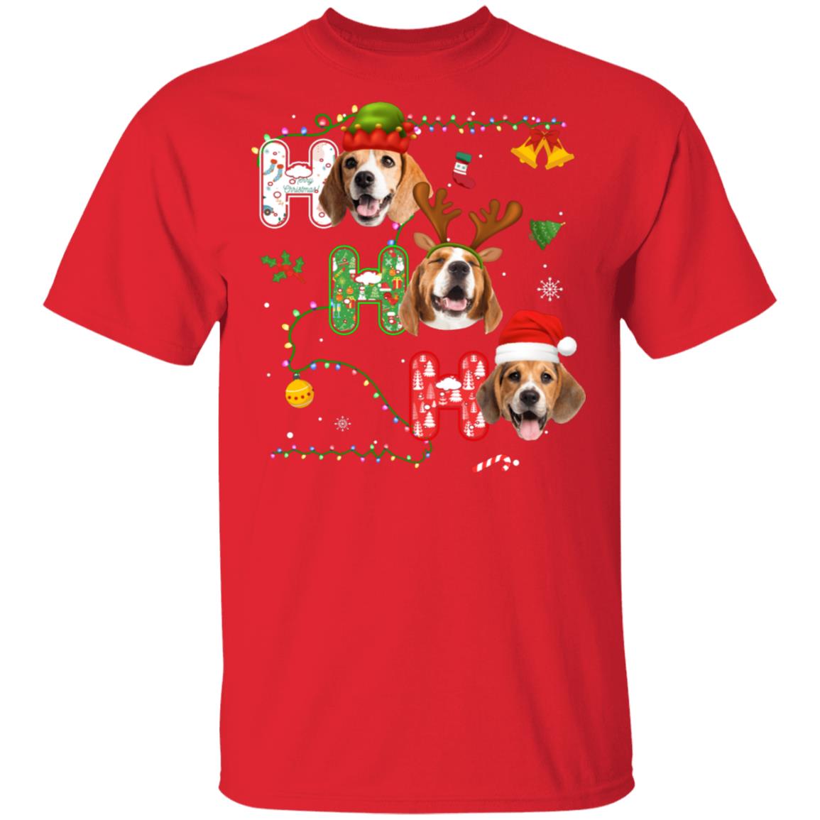 Christmas Ho Ho Ho Beagle Lover Funny Xmas Gift T-Shirt & Sweatshirt | Teecentury.com
