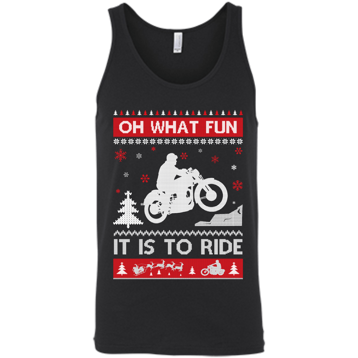 Motorcycle Sweater Christmas Oh What Fun It Is To Ride T-Shirt & Hoodie | Teecentury.com