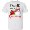 I Love Being A Grammy Snowman Gift For Christmas Day T-Shirt & Sweatshirt | Teecentury.com