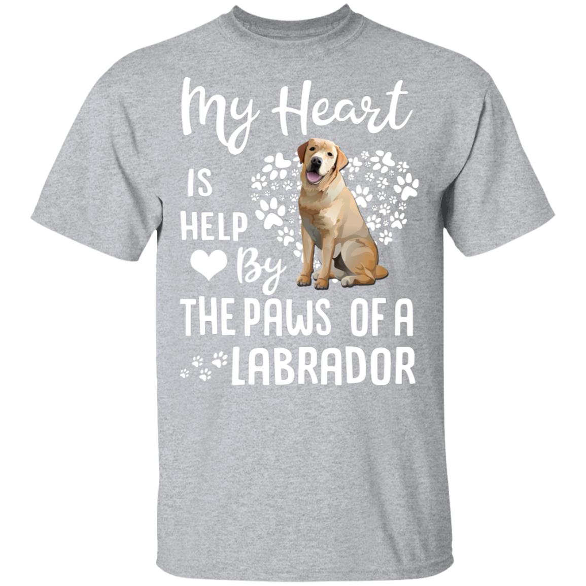 My Heart Is Held By The Paws Of A Labrador Lover T-Shirt & Hoodie | Teecentury.com