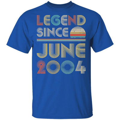 Legend Since June 2004 Vintage 18th Birthday Gifts T-Shirt & Hoodie | Teecentury.com