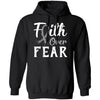 Brain Cancer Diabetes Awareness Gray Ribbon Faith Over Fear T-Shirt & Hoodie | Teecentury.com