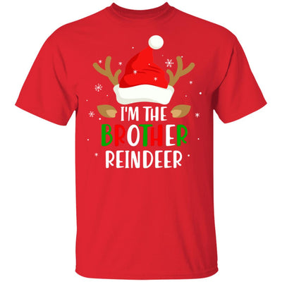 I'm The Brother Reindeer Matching Family Christmas T-Shirt & Sweatshirt | Teecentury.com