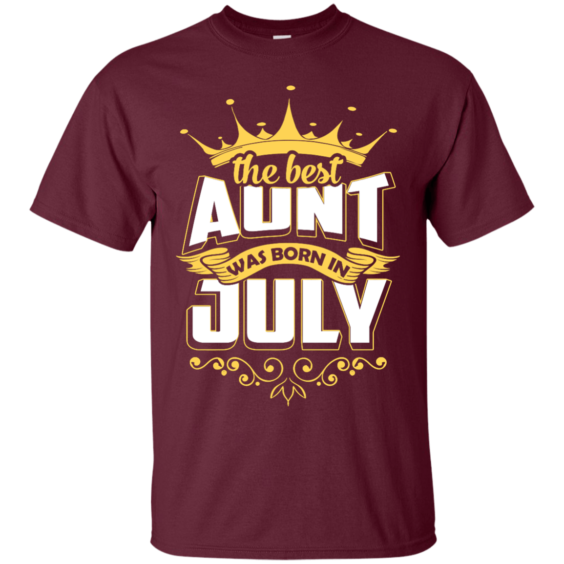 The Best Aunt Was Born In July T-Shirt & Hoodie | Teecentury.com