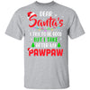 Dear Santa I Tried To Be Good But My PawPaw Christmas Kids Youth Youth Shirt | Teecentury.com