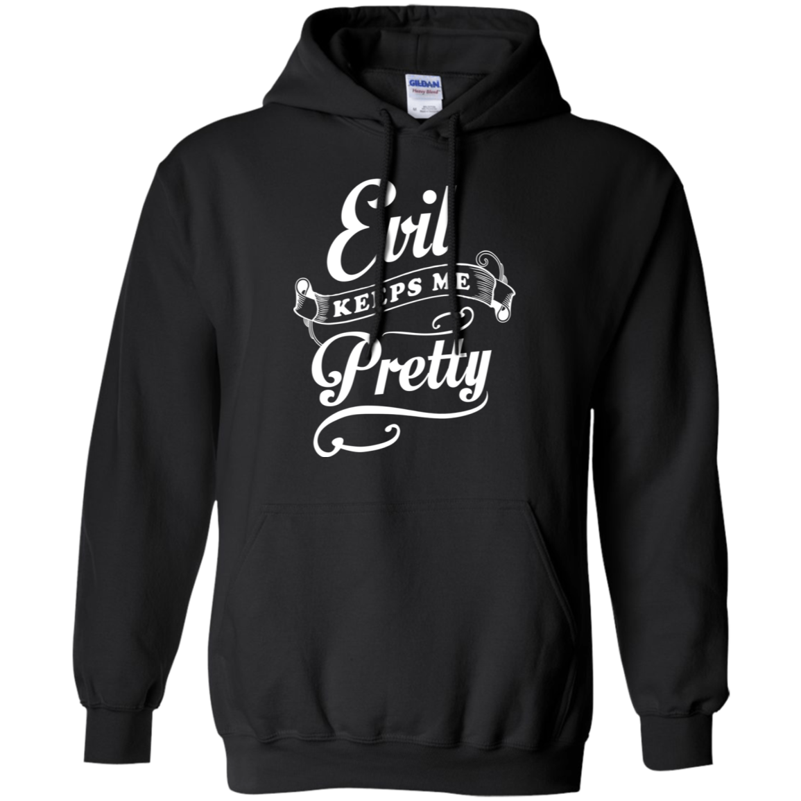 Evil Keeps Me Pretty T-Shirt & Tank Top | Teecentury.com