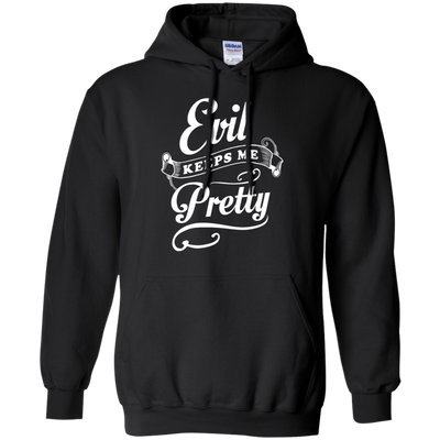 Evil Keeps Me Pretty T-Shirt & Tank Top | Teecentury.com