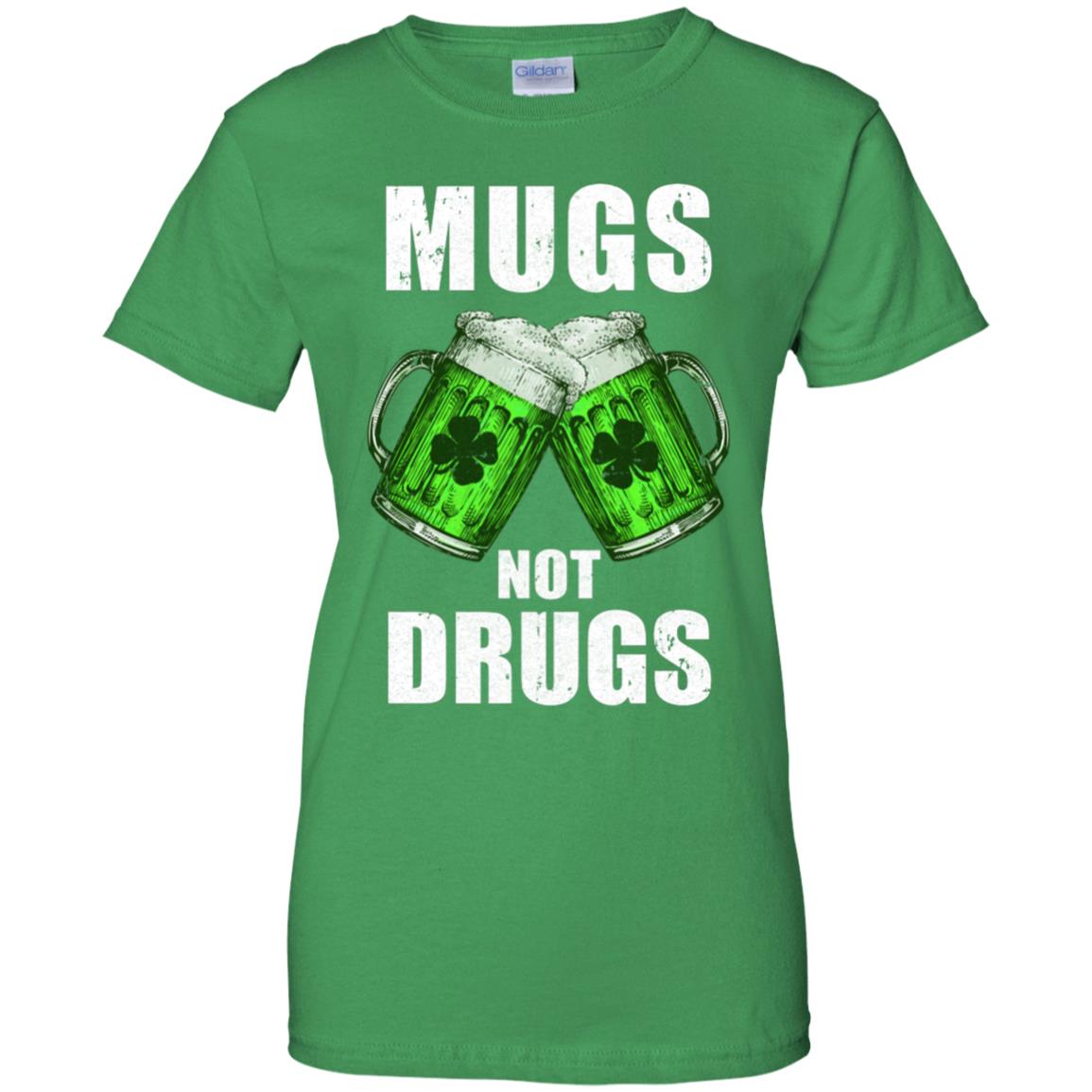 Vintage Mugs Not Drugs St Patrick Day Gift T-Shirt & Hoodie | Teecentury.com