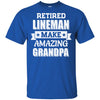 Funny Retired Lineman Make Amazing Grandpa Gifts T-Shirt & Hoodie | Teecentury.com