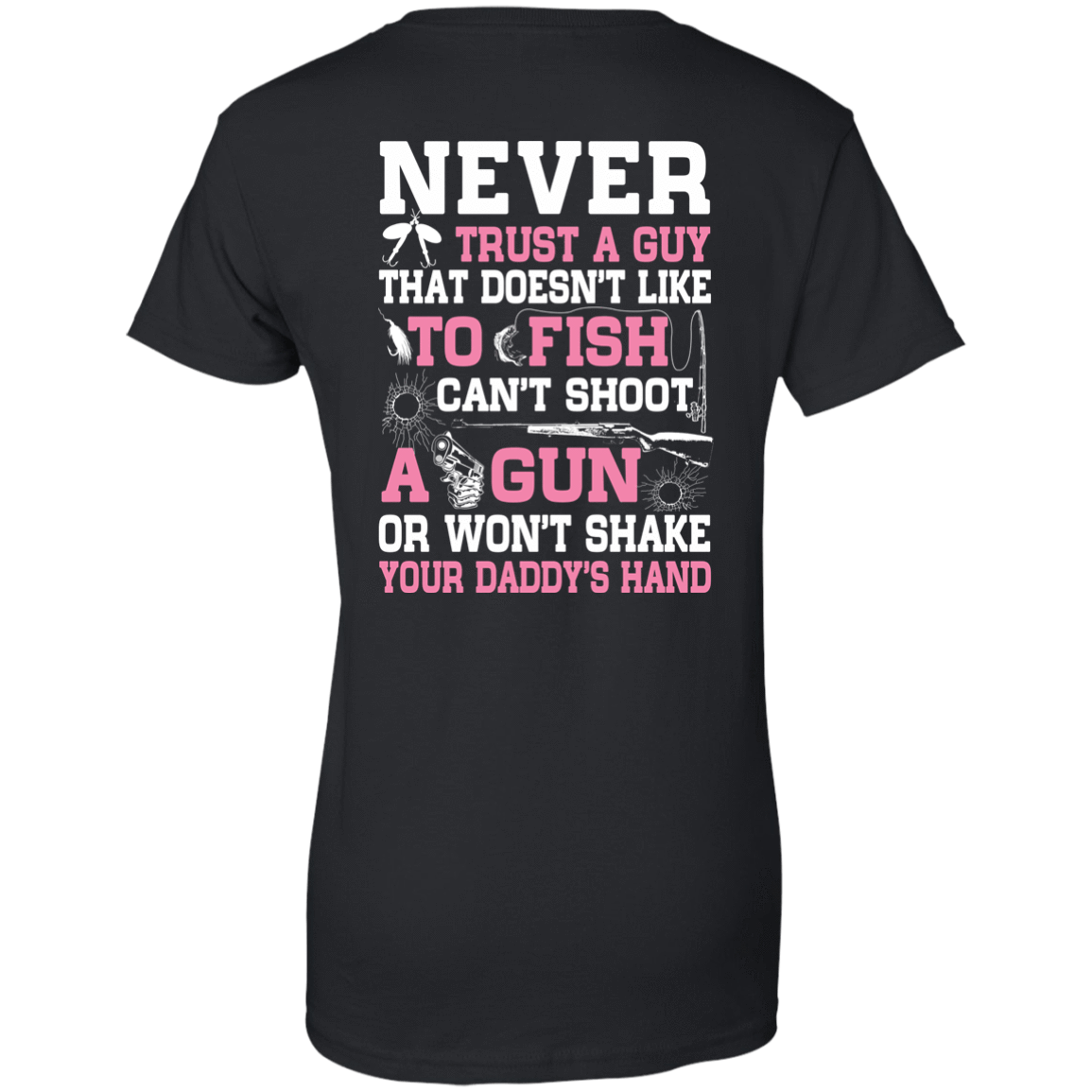 NEVER TRUST A GUY Doesn't Like To Fish T-Shirt & Hoodie | Teecentury.com