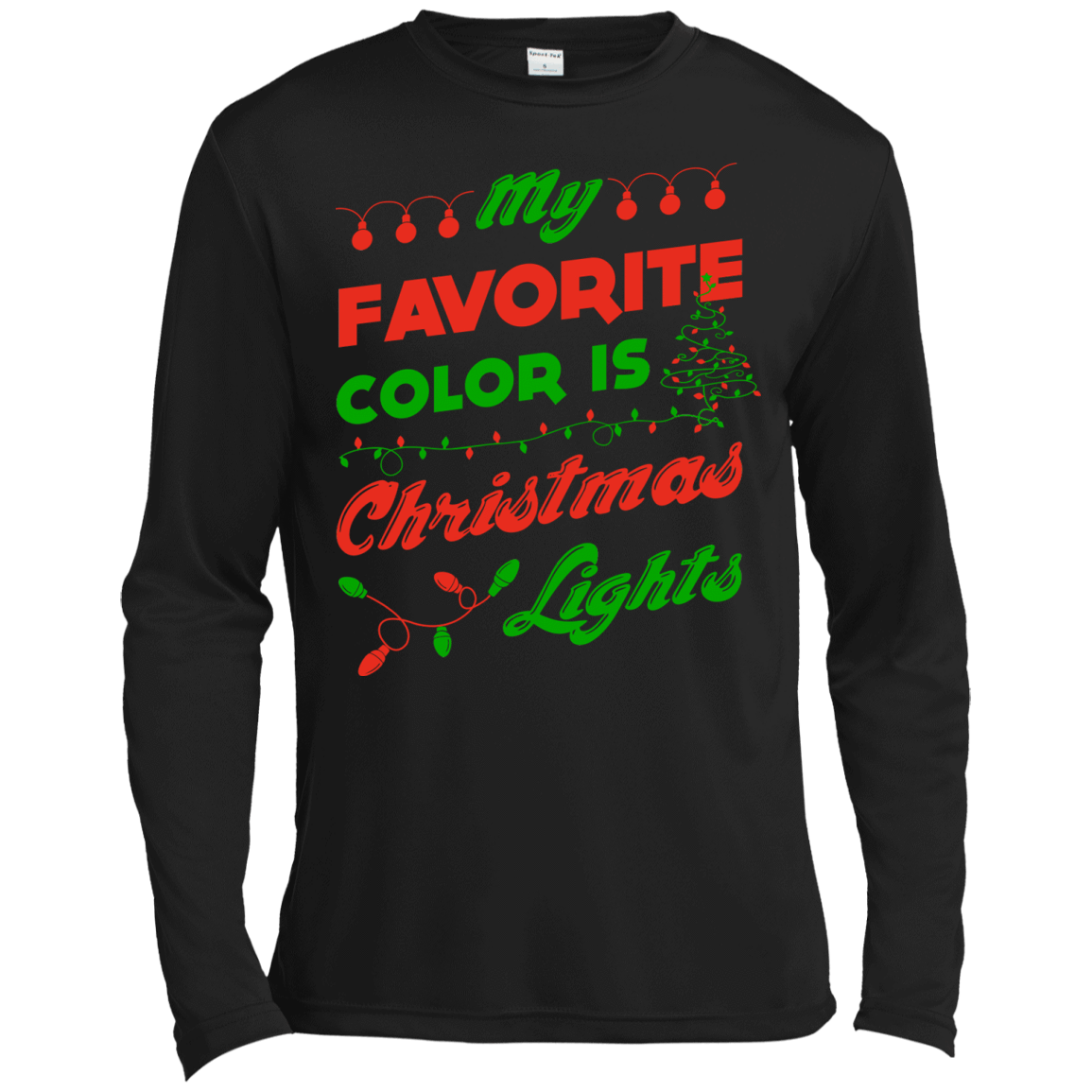 My favorite color is Christmas light T-Shirt & Hoodie | Teecentury.com
