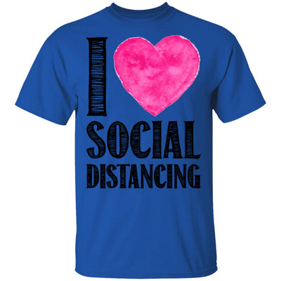 I Love Social Distancing Love Stay At Home T-Shirt & Hoodie | Teecentury.com