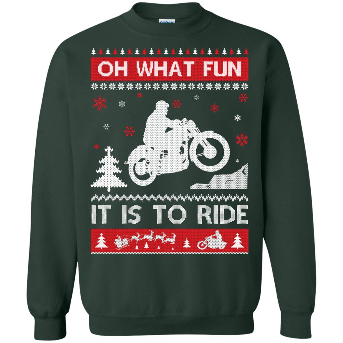 motorcycle christmas shirt