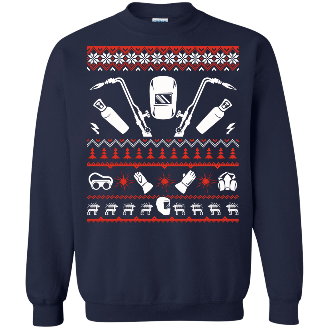 Welder Christmas Sweater T-Shirt & Hoodie | Teecentury.com