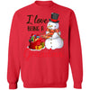 I Love Being A Grandma Snowman Gift For Christmas Day T-Shirt & Sweatshirt | Teecentury.com