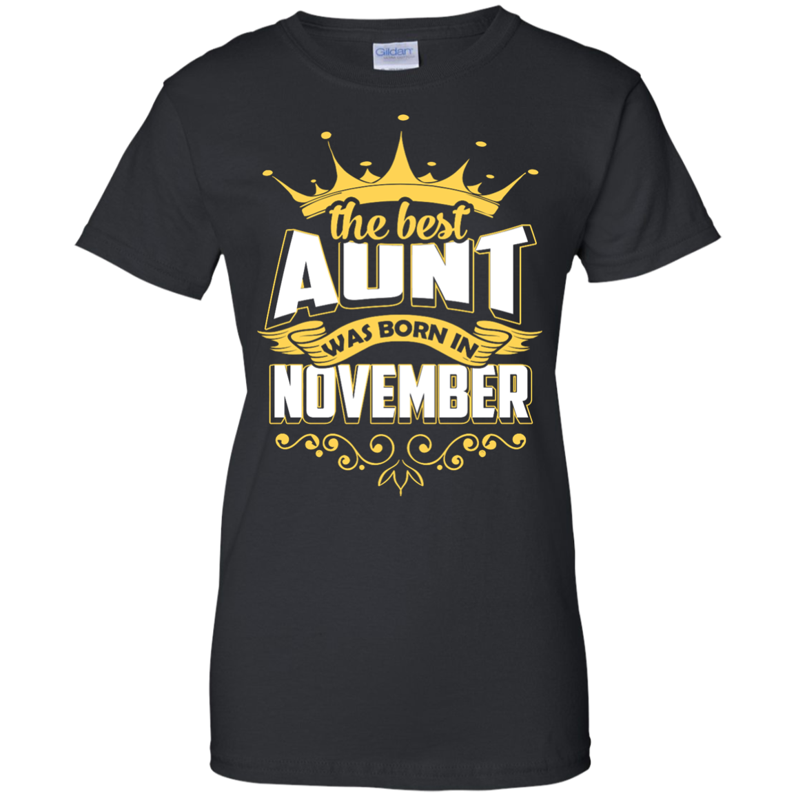 The Best Aunt Was Born In November T-Shirt & Hoodie | Teecentury.com