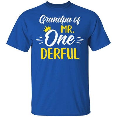 Grandpa Of Mr Onederful 1st Birthday Party Costumes Gifts T-Shirt & Hoodie | Teecentury.com