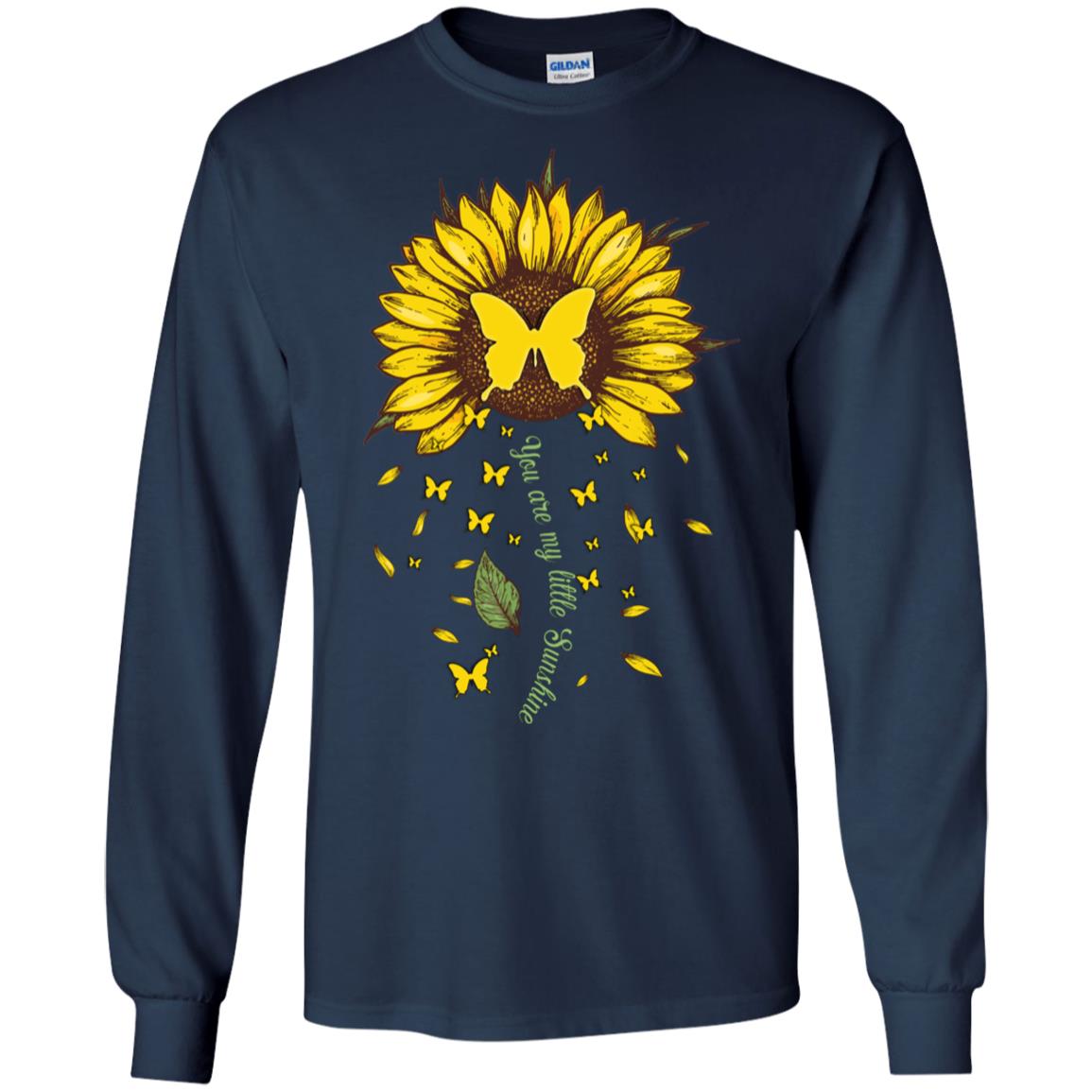 You Are My Little Sunshine Sunflower Butterfly T-Shirt & Hoodie | Teecentury.com