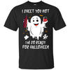 I Sheet You Not I'm So Ready For Halloween Boo Drinking Wine T-Shirt & Tank Top | Teecentury.com