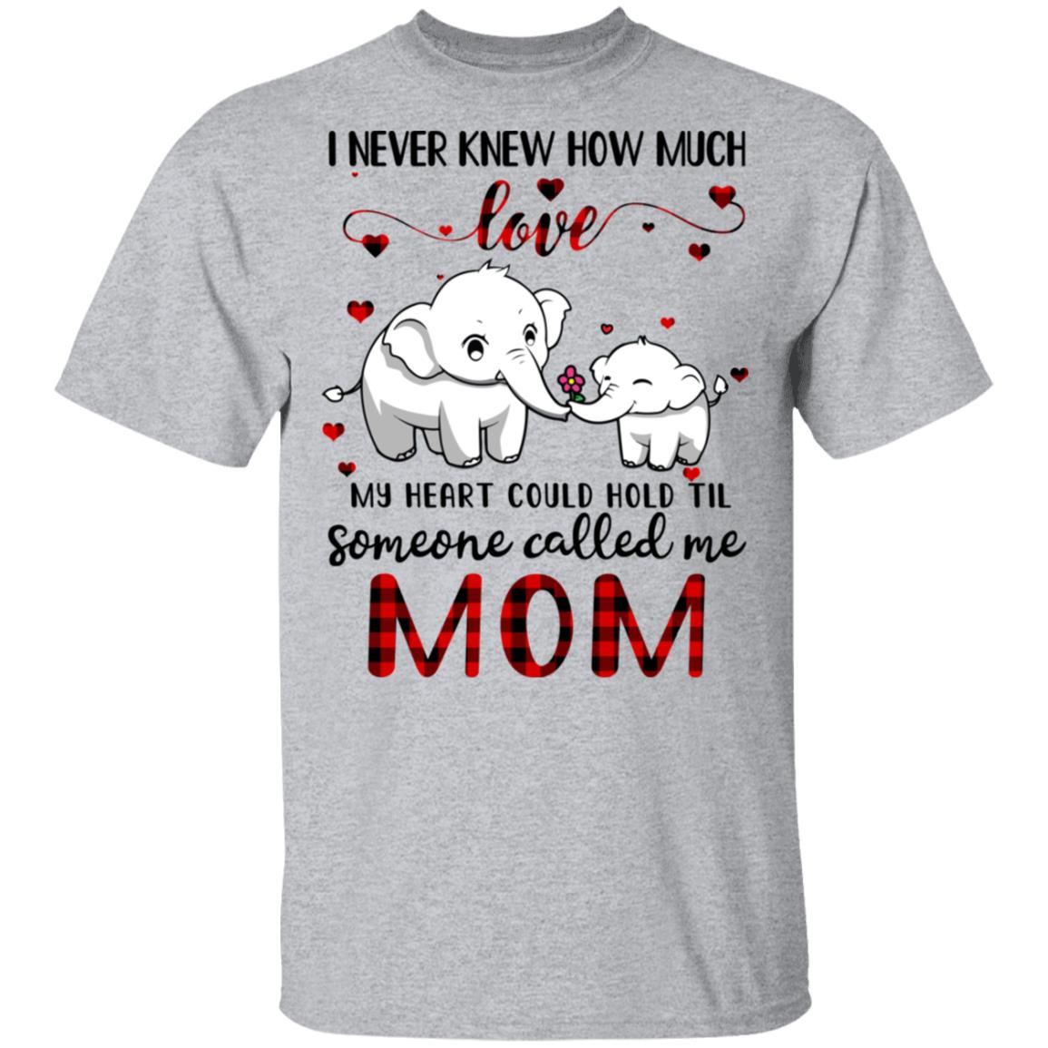 Someone Called Me Mom Elephant Red Plaid Mother's Day T-Shirt & Hoodie | Teecentury.com